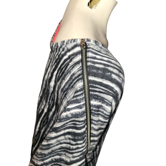 Catherines Plus Size 4X Black & White Striped Tunic Top comfort outdoor beach - Picture 5 of 9